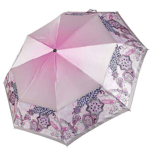 UFS0067-5 Зонт жен. Fabretti, автомат, 3 сложения, сатин Fabretti, Артикул: UFS0067-5 фото №1