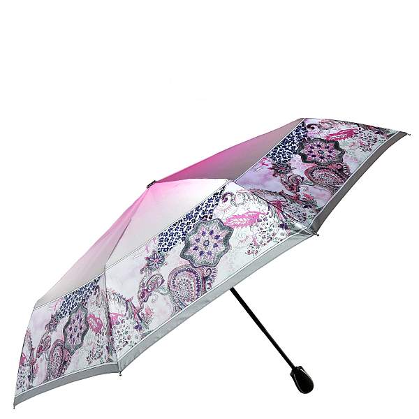 UFS0067-5 Зонт жен. Fabretti, автомат, 3 сложения, сатин Fabretti, Артикул: UFS0067-5 фото №1