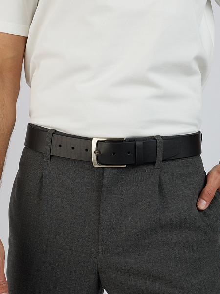 Ремень джинсовый черный Conti Uomo 3028104 Black Conti Uomo, Артикул: 3028104 Black фото №1