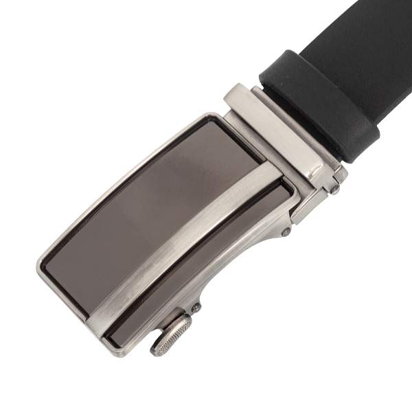 Ремень с пряжкой автомат черный Conti Uomo 3052092 Black Conti Uomo, Артикул: 3052092 Black фото №1