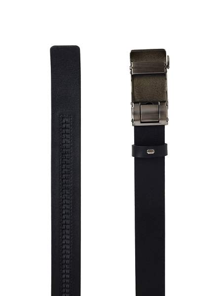 Ремень с пряжкой автомат черный Conti Uomo 3052092 Black Conti Uomo, Артикул: 3052092 Black фото №1