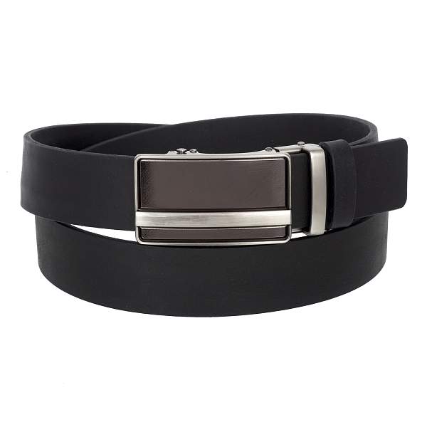 Ремень с пряжкой автомат черный Conti Uomo 3052092 Black Conti Uomo, Артикул: 3052092 Black фото №1