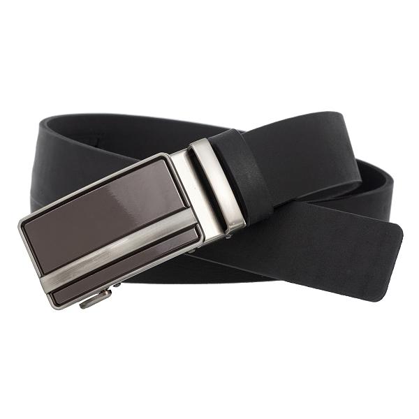 Ремень с пряжкой автомат черный Conti Uomo 3052092 Black Conti Uomo, Артикул: 3052092 Black фото №1