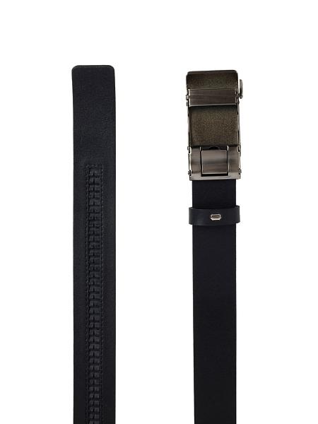 Ремень с пряжкой автомат черный Conti Uomo 3052092 Black Conti Uomo, Артикул: 3052092 Black фото №1