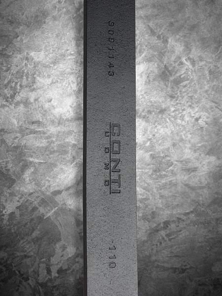 Ремень для брюк черный Conti Uomo 3091143 Black Conti Uomo, Артикул: 3091143 Black фото №1