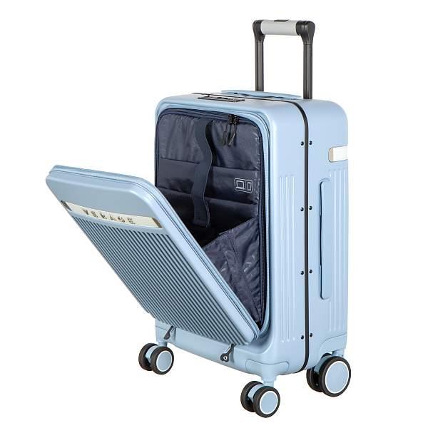 Чемодан голубой Verage GM20076WP19 hydrangea blu Verage, Артикул: GM20076WP19 hydrangea blu фото №1