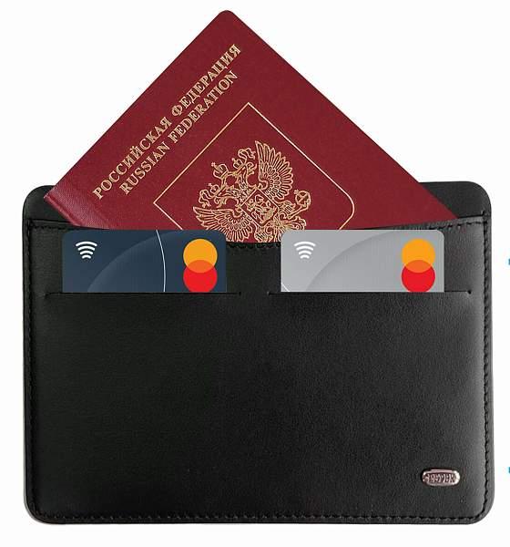 Обложка для паспорта кожаная Petek 21165B.000.01 Petek, Артикул: 21165B.000.01 фото №1