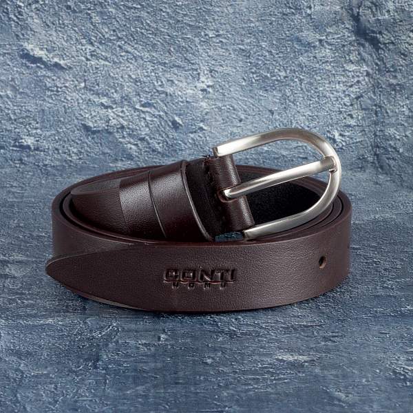 Ремень женский коричневый Conti Uomo 3007001 Brown Conti Uomo, Артикул: 3007001 Brown фото №1