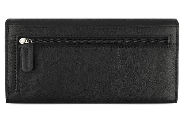 Кошелёк женский BUGATTI Banda, с защитой данных RFID, чёрный, кожа козы/полиэстер, 18,5х2,5х9,5 см 49133501 BUGATTI, Артикул: 49133501 фото №1