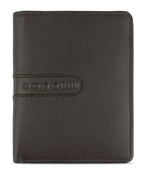 Портмоне BUGATTI Bomba, с защитой данных RFID, коричневое, кожа козы/полиэстер, 10х2х12,5 см 49135102 BUGATTI, Артикул: 49135102 фото №1