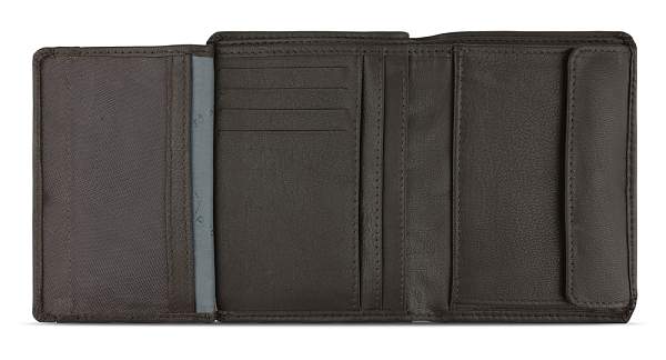 Портмоне BUGATTI Bomba, с защитой данных RFID, коричневое, кожа козы/полиэстер, 10х2х12,5 см 49135102 BUGATTI, Артикул: 49135102 фото №1