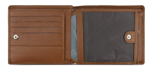 Портмоне BUGATTI Bomba, с защитой данных RFID, коньячного цвета, кожа козы/полиэстер, 12х2х9,5 см 49135307 BUGATTI, Артикул: 49135307 фото №1