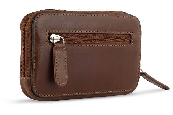 Ключница BUGATTI Nobile, коньячного цвета, воловья кожа/полиэстер, 11,5х1,5х7 см 49125107 BUGATTI, Артикул: 49125107 фото №1