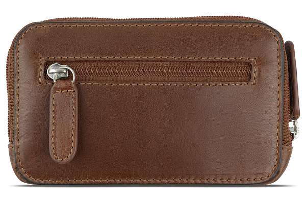 Ключница BUGATTI Nobile, коньячного цвета, воловья кожа/полиэстер, 11,5х1,5х7 см 49125107 BUGATTI, Артикул: 49125107 фото №1