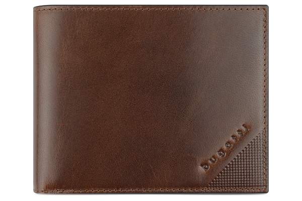 Портмоне BUGATTI Nobile,с защитой данных RFID, коньячного цвета, воловья кожа/полиэстер, 12х2х9,5 см 49125407 BUGATTI, Артикул: 49125407 фото №1