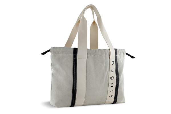 Сумка-шоппер женская BUGATTI Ambra, бежево-черный цвет, хлопок/полиэстер, 45х10х34 см 49539250 BUGATTI, Артикул: 49539250 фото №1