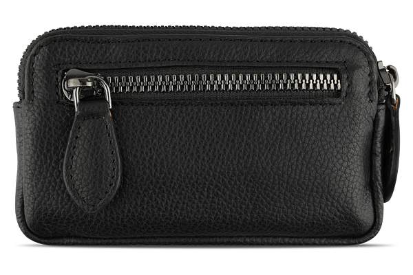 Ключница BUGATTI Bella, чёрная, воловья кожа/полиэстер, 12х1,5х7 см 49482001 BUGATTI, Артикул: 49482001 фото №1