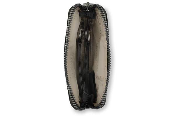 Ключница BUGATTI Bella, чёрная, воловья кожа/полиэстер, 12х1,5х7 см 49482001 BUGATTI, Артикул: 49482001 фото №1