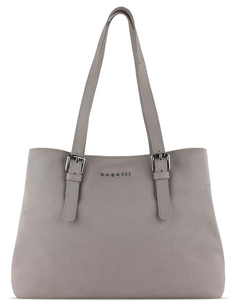 Сумка женская BUGATTI Bella, бежевая, воловья кожа/полиэстер, 33х14х25 см 49480862 BUGATTI, Артикул: 49480862 фото №1