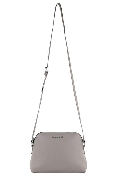 Сумка наплечная женская BUGATTI Bella, бежевая, воловья кожа/полиэстер, 23х8х17 см 49480162 BUGATTI, Артикул: 49480162 фото №1