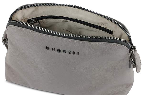 Сумка наплечная женская BUGATTI Bella, бежевая, воловья кожа/полиэстер, 23х8х17 см 49480162 BUGATTI, Артикул: 49480162 фото №1