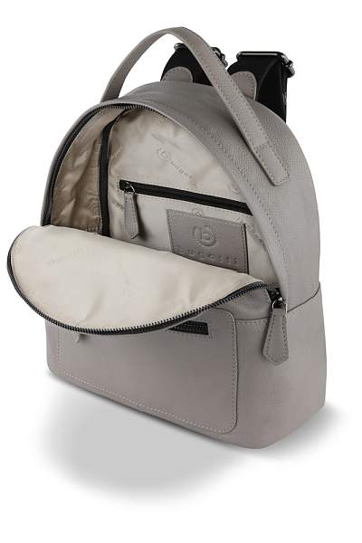 Рюкзак женский BUGATTI Bella, бежевый, воловья кожа/полиэстер, 24,5х12х27 см 49480562 BUGATTI, Артикул: 49480562 фото №1