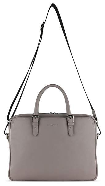 Портфель женский BUGATTI Bella, бежевый, воловья кожа/полиэстер, 38х6,5х27 см 49480762 BUGATTI, Артикул: 49480762 фото №1