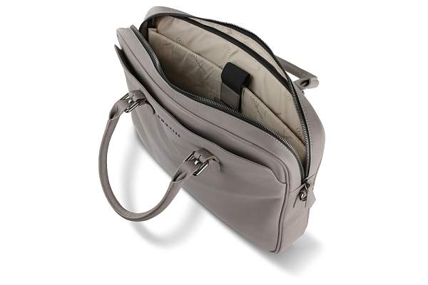 Портфель женский BUGATTI Bella, бежевый, воловья кожа/полиэстер, 38х6,5х27 см 49480762 BUGATTI, Артикул: 49480762 фото №1