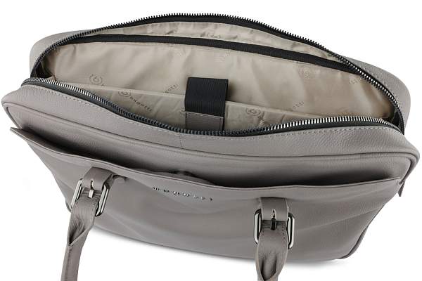 Портфель женский BUGATTI Bella, бежевый, воловья кожа/полиэстер, 38х6,5х27 см 49480762 BUGATTI, Артикул: 49480762 фото №1