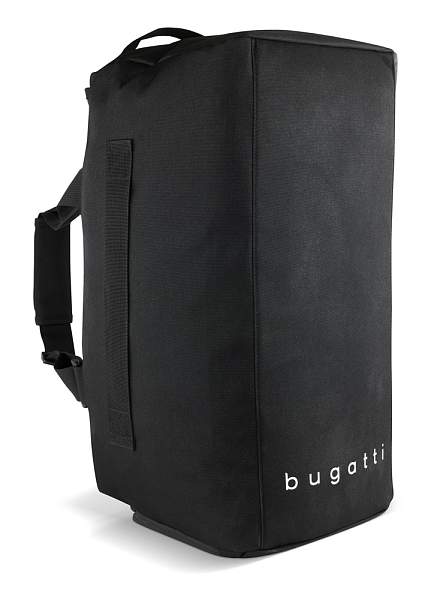 Сумка спортивная BUGATTI Blanc Delight, чёрная, нейлон RPET600D/тарпаулин/полиэстер, 47х23х28 см 49450001 BUGATTI, Артикул: 49450001 фото №1