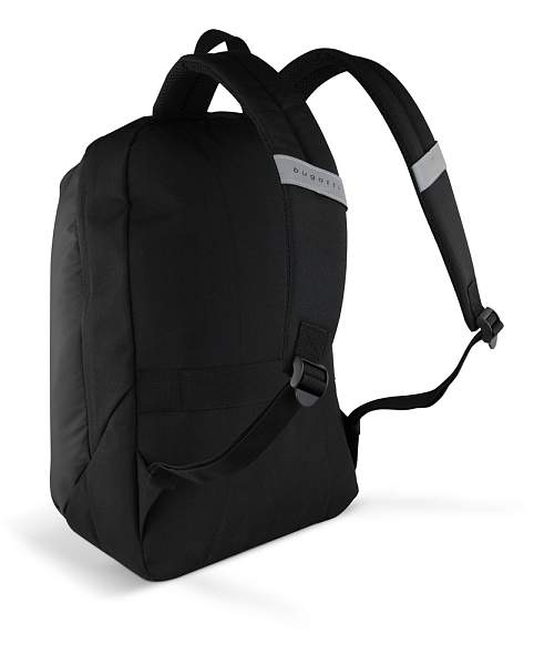 Рюкзак BUGATTI Blanc Delight, чёрный, нейлон RPET600D/тарпаулин/полиэстер, 32х15х45 см, 20 л 49450201 BUGATTI, Артикул: 49450201 фото №1