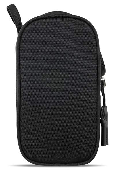 Несессер BUGATTI Blanc Delight, чёрный, нейлон RPET600D/тарпаулин/полиэстер, 24,5х12х22,5 см, 5 л 49450301 BUGATTI, Артикул: 49450301 фото №1