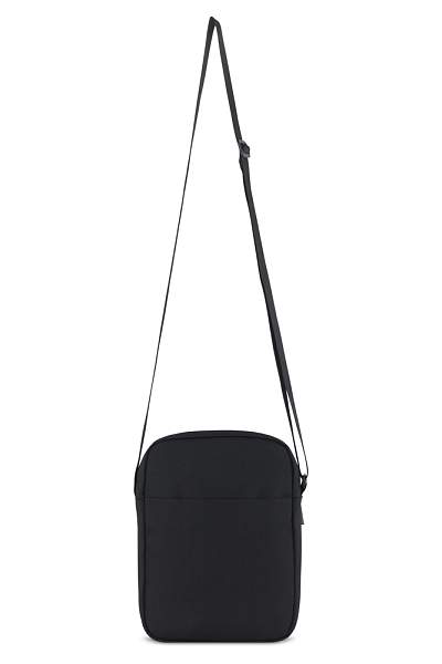 Сумка наплечная BUGATTI Blanc Delight, чёрная, нейлон RPET600D/тарпаулин/полиэстер, 20х6х26 см, 2 л 49450801 BUGATTI, Артикул: 49450801 фото №1