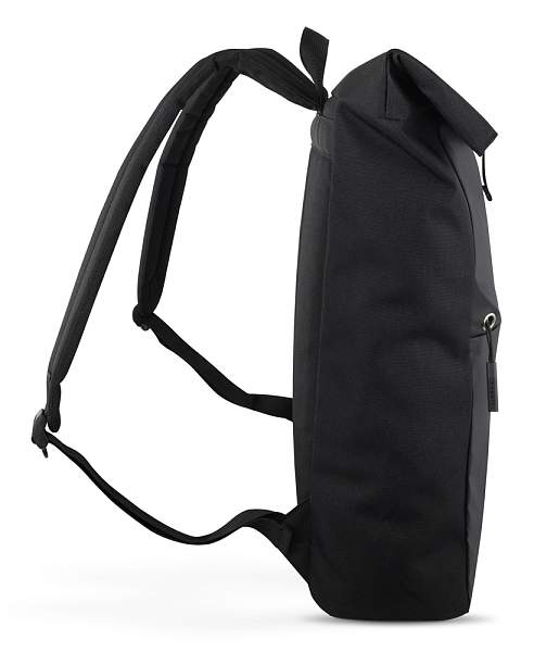 Рюкзак BUGATTI Blanc Delight, чёрный, нейлон RPET600D/тарпаулин/полиэстер, 41х13х46 см, 15 л 49450701 BUGATTI, Артикул: 49450701 фото №1