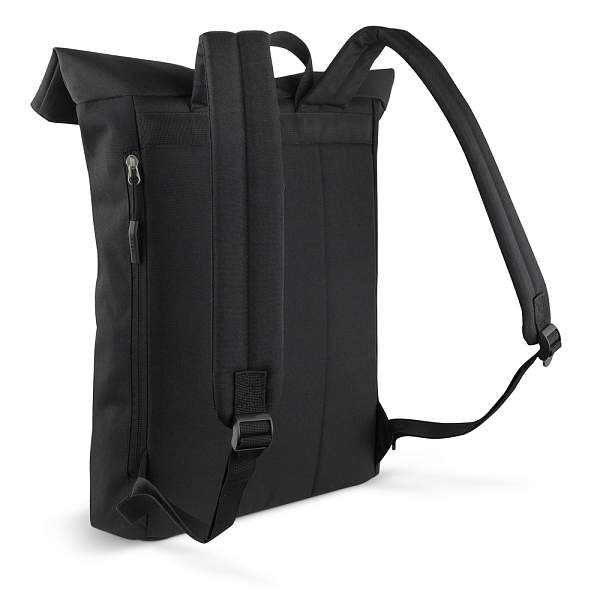 Рюкзак BUGATTI Blanc Delight, чёрный, нейлон RPET600D/тарпаулин/полиэстер, 41х13х46 см, 15 л 49450701 BUGATTI, Артикул: 49450701 фото №1