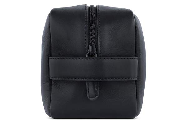 Несессер дорожный BUGATTI Clark, чёрный, воловья кожа/полиэстер, 20х10х13 см, 2,5 л 49235501 BUGATTI, Артикул: 49235501 фото №1