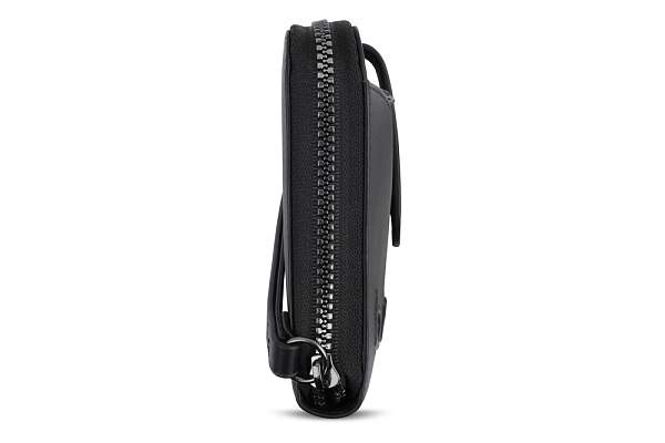 Кошелёк женский BUGATTI Daphne с ключницей, чёрный цвет, воловья кожа/полиэстер, 19х3х11 см 49569401 BUGATTI, Артикул: 49569401 фото №1