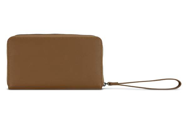 Кошелёк женский BUGATTI Daphne с ключницей, коньячный цвет, воловья кожа/полиэстер, 19х3х11 см 49569407 BUGATTI, Артикул: 49569407 фото №1