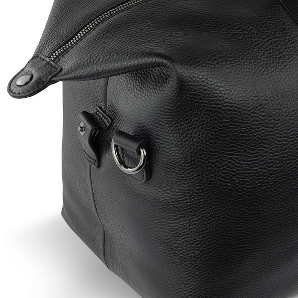 Сумка дорожная BUGATTI Elsa, чёрная, воловья кожа/полиэстер, 47х22х24/30 см 49460101 BUGATTI, Артикул: 49460101 фото №1