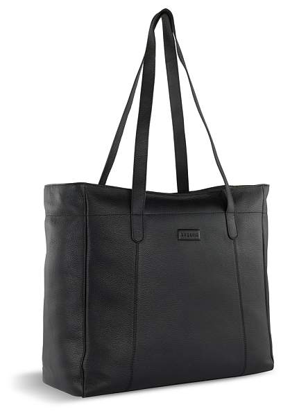 Сумка дорожная женская BUGATTI Elsa, чёрная, воловья кожа/полиэстер, 57х15х37 см 49460601 BUGATTI, Артикул: 49460601 фото №1