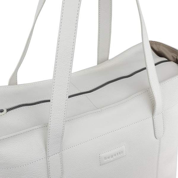 Сумка дорожная женская BUGATTI Elsa, белая, воловья кожа/полиэстер, 57х15х37 см 49460640 BUGATTI, Артикул: 49460640 фото №1