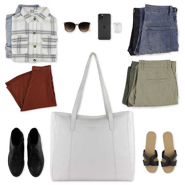 Сумка дорожная женская BUGATTI Elsa, белая, воловья кожа/полиэстер, 57х15х37 см 49460640 BUGATTI, Артикул: 49460640 фото №1