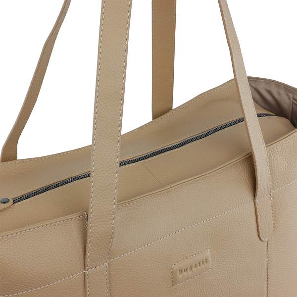 Сумка дорожная женская BUGATTI Elsa, песочного цвета, воловья кожа/полиэстер, 57х15х37 см 49460654 BUGATTI, Артикул: 49460654 фото №1