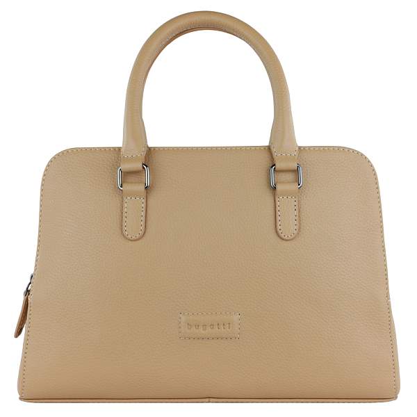 Сумка женская BUGATTI Elsa, песочного цвета, воловья кожа/полиэстер, 32х13х22 см 49460754 BUGATTI, Артикул: 49460754 фото №1
