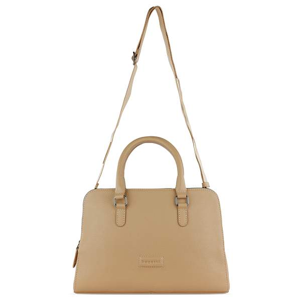 Сумка женская BUGATTI Elsa, песочного цвета, воловья кожа/полиэстер, 32х13х22 см 49460754 BUGATTI, Артикул: 49460754 фото №1