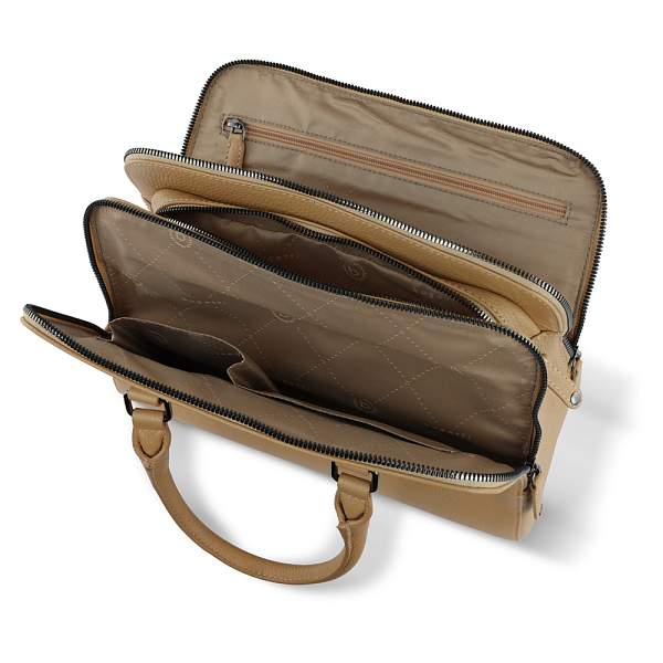 Сумка женская BUGATTI Elsa, песочного цвета, воловья кожа/полиэстер, 32х13х22 см 49460754 BUGATTI, Артикул: 49460754 фото №1