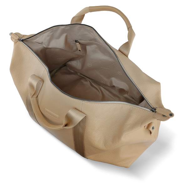 Сумка дорожная BUGATTI Elsa, песочного цвета, воловья кожа/полиэстер, 47х22х24/30 см 49460154 BUGATTI, Артикул: 49460154 фото №1
