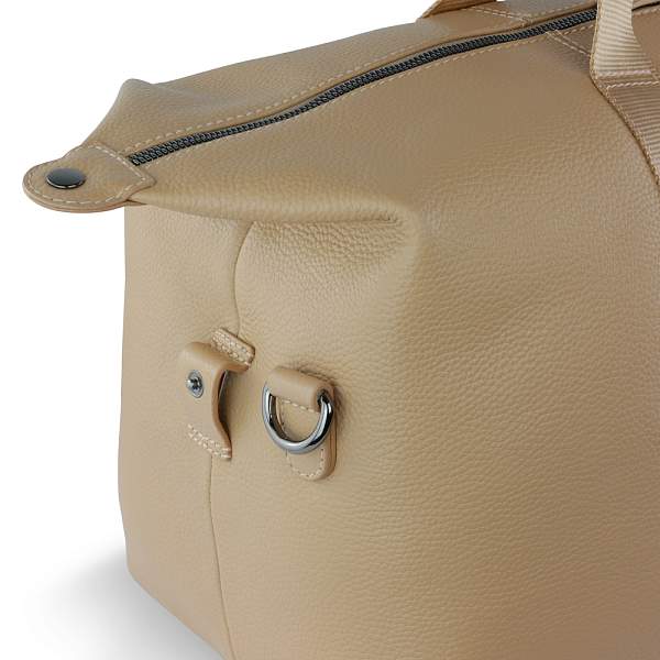 Сумка дорожная BUGATTI Elsa, песочного цвета, воловья кожа/полиэстер, 47х22х24/30 см 49460154 BUGATTI, Артикул: 49460154 фото №1