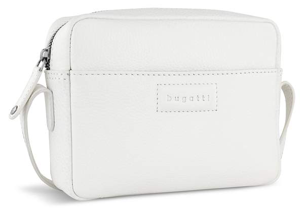 Сумка кросс-боди женская BUGATTI Elsa, белая, воловья кожа/полиэстер, 19х5,5х14 см 49460340 BUGATTI, Артикул: 49460340 фото №1