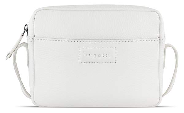 Сумка кросс-боди женская BUGATTI Elsa, белая, воловья кожа/полиэстер, 19х5,5х14 см 49460340 BUGATTI, Артикул: 49460340 фото №1
